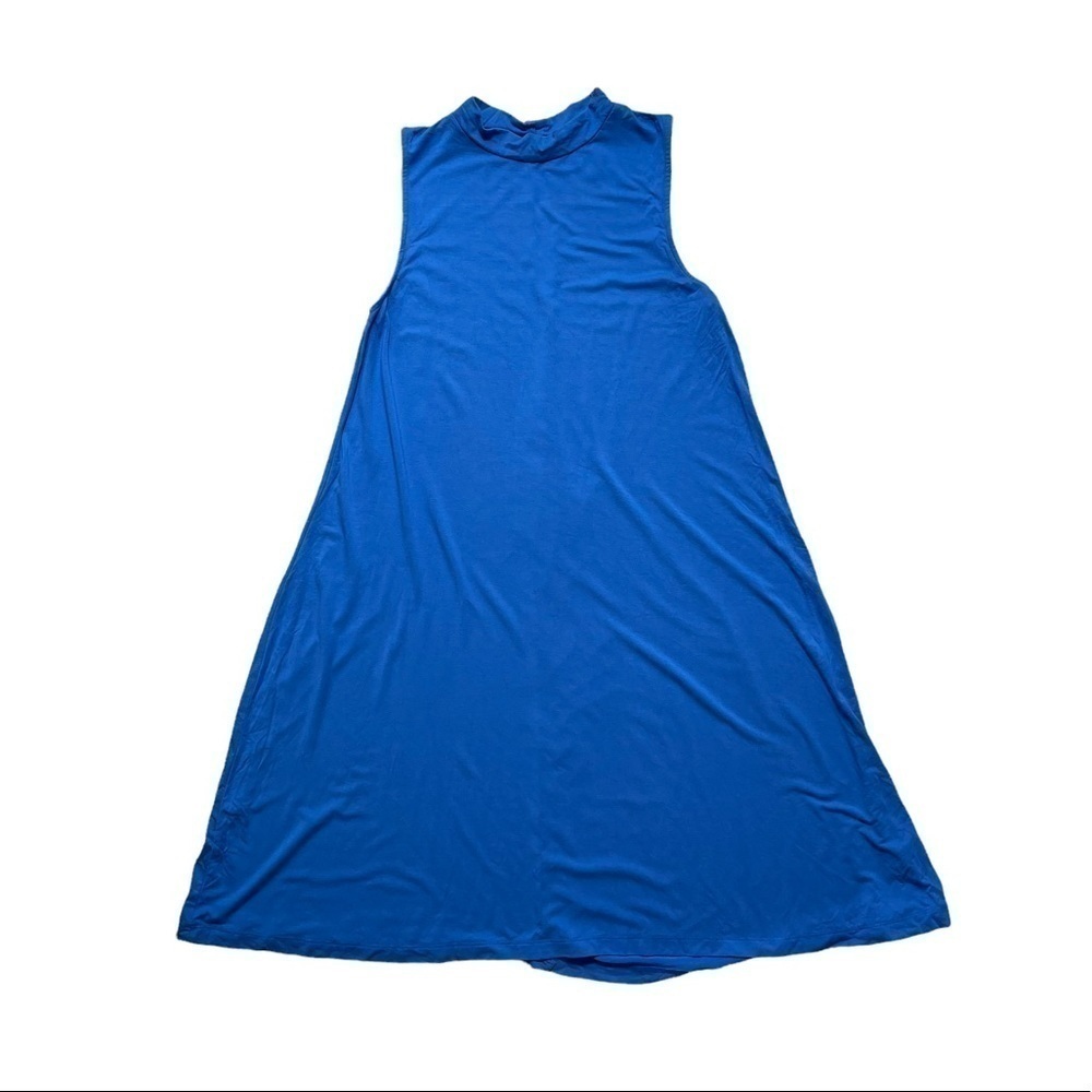 Charming Charlie Blue Sleeveless Mini Dress S